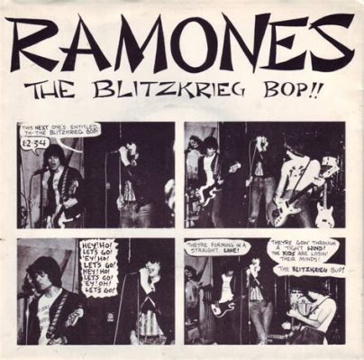  Blitzkrieg Bop - Ramones의 정통 펑크록 매력을 담은 에너지 넘치는 하드코어 안테